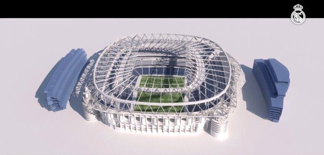 İşte Real Madrid'in 360 derece ekranla kaplı dijital stadyumu!