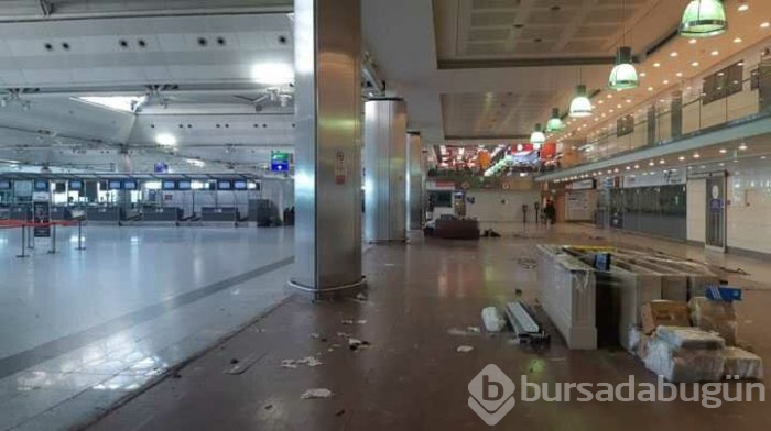  Atatürk Havalimanı sessizliğe büründü 