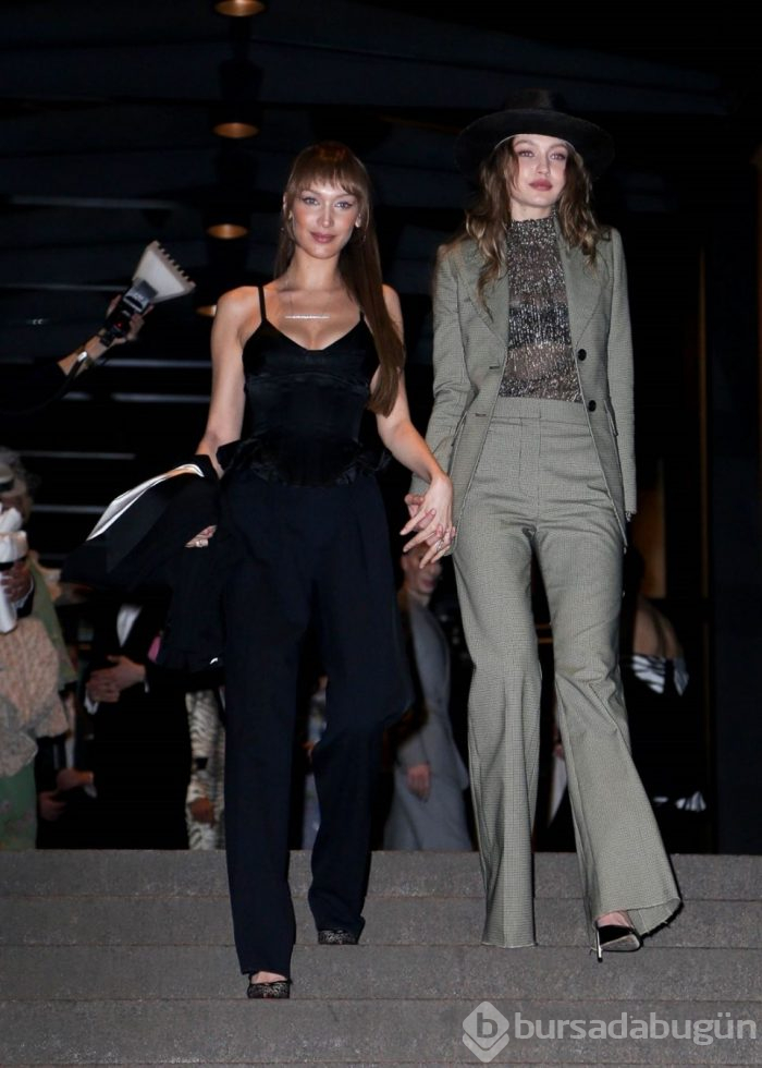 Gigi Hadid ve Bella Hadid kardeşler düğünde