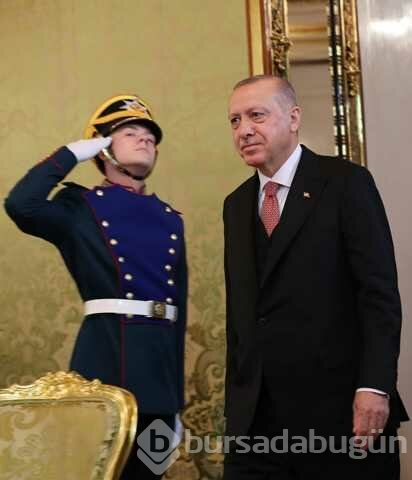 Cumhurbaşkanı Erdoğan Kremlin Sarayı'nda
