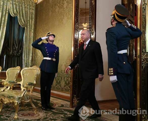 Cumhurbaşkanı Erdoğan Kremlin Sarayı'nda
