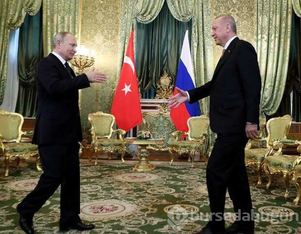 Cumhurbaşkanı Erdoğan Kremlin Sarayı'nda
