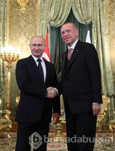 Cumhurbaşkanı Erdoğan Kremlin Sarayı'nda
