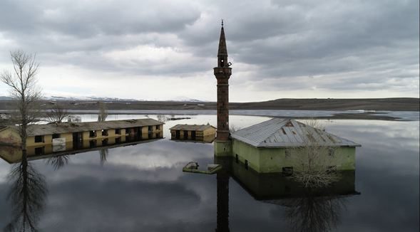 Çamçavuş Camii ilk kez havadan görüntülendi
