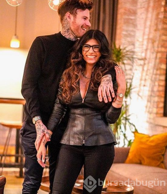  Mia Khalifa ile Robert Sandberg nişanlandı 