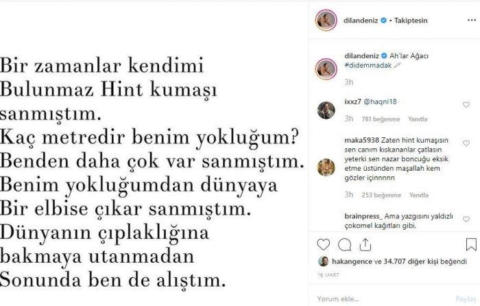  Dilan Çiçek Deniz'in (Sena) Çukur'a damga vuran veda şiiri: Zekai Özger'den Pencere 