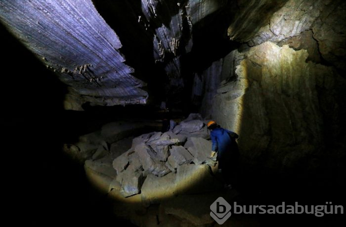En uzun tuz mağarası İsrail'de bulundu