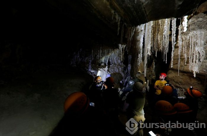 En uzun tuz mağarası İsrail'de bulundu