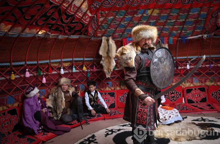  'Diriliş Ertuğrul' Kırgız Türkleri'nin evinde 