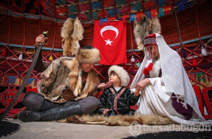  'Diriliş Ertuğrul' Kırgız Türkleri'nin evinde 