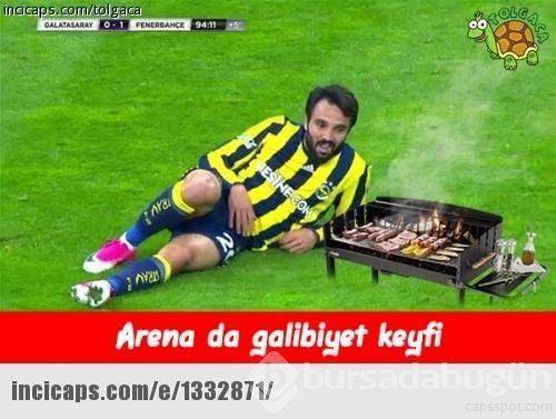 Geçmişten günümüze Fenerbahçe Galatasaray derbisi caps'leri