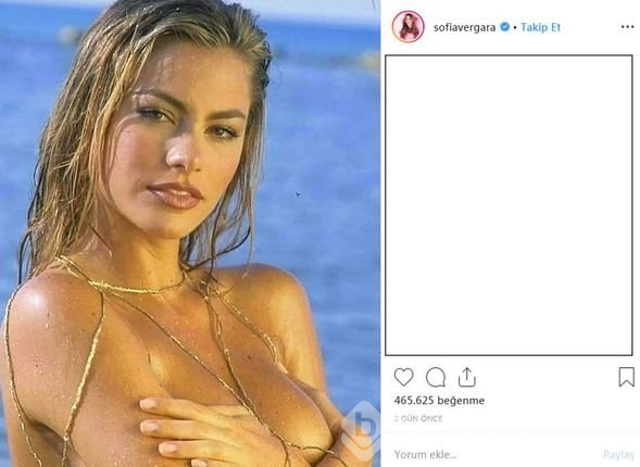  Sofia Vergara'dan üstsüz fotoğraf 