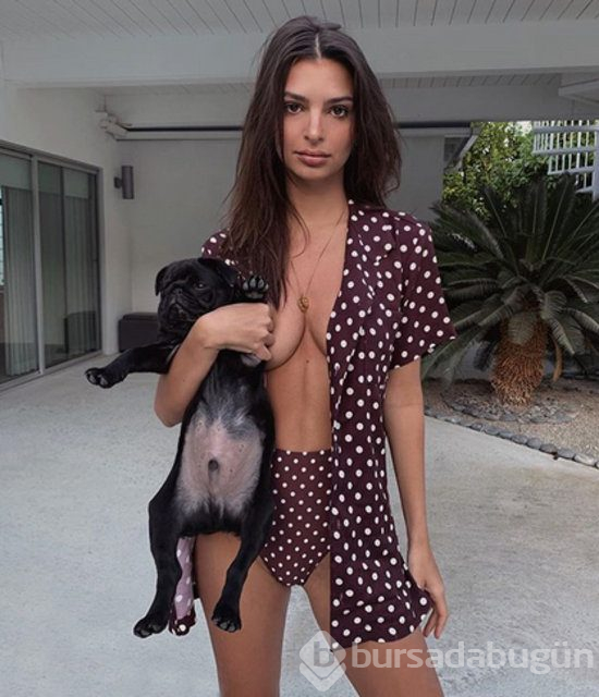  Emily Ratajkowski sosyal medyayı salladı 