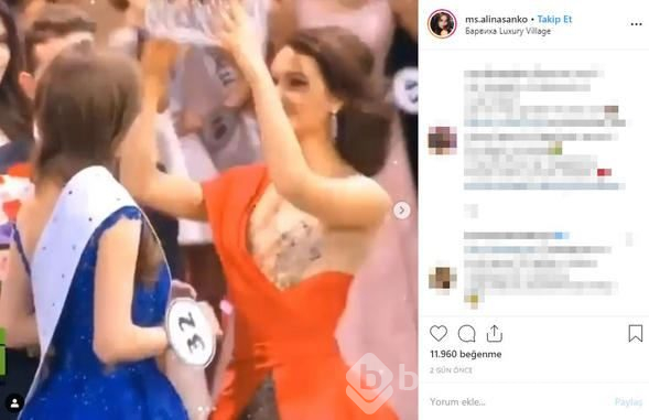Alina Sanko, Rusya'nın en güzeli seçildi
