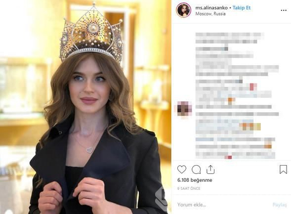 Alina Sanko, Rusya'nın en güzeli seçildi
