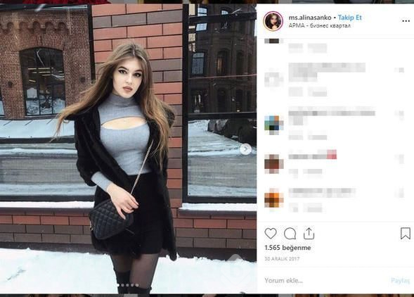 Alina Sanko, Rusya'nın en güzeli seçildi
