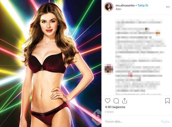 Alina Sanko, Rusya'nın en güzeli seçildi
