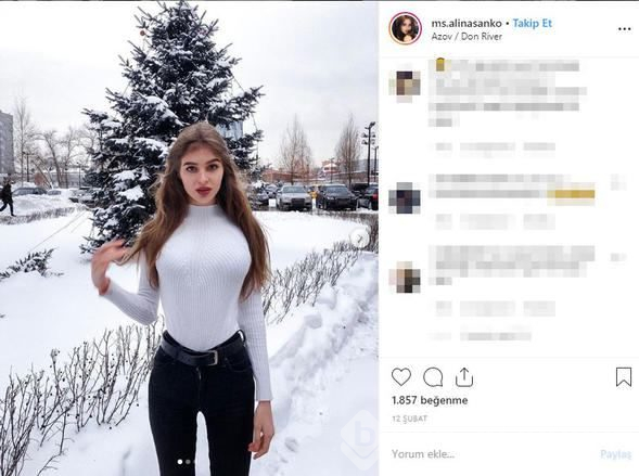 Alina Sanko, Rusya'nın en güzeli seçildi
