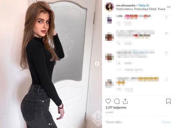 Alina Sanko, Rusya'nın en güzeli seçildi

