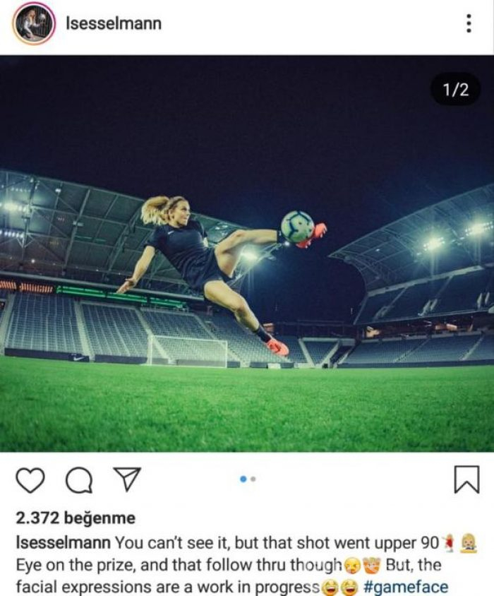 Futbol oynarken keşfedildi: Lauren Marie Sesselmann
