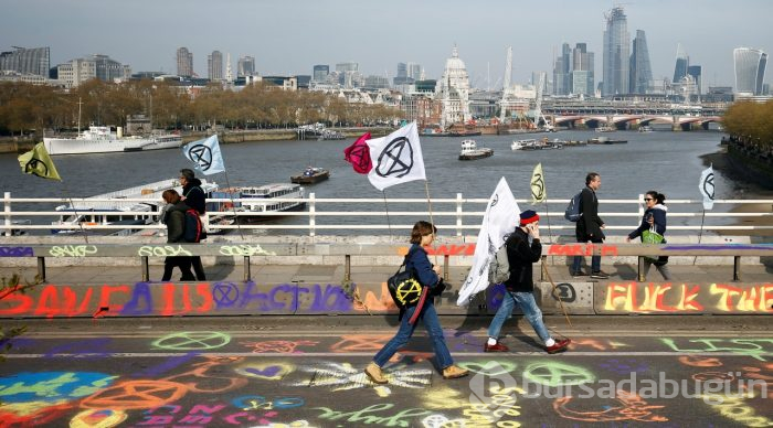 Londra'daki çevreci işgal eyleminde 113 gözaltı
