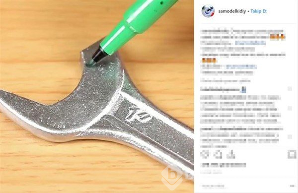 Kırık anahtarla bakın ne yaptı