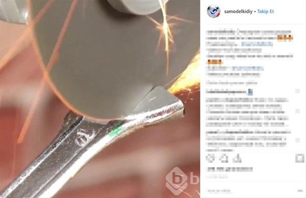 Kırık anahtarla bakın ne yaptı