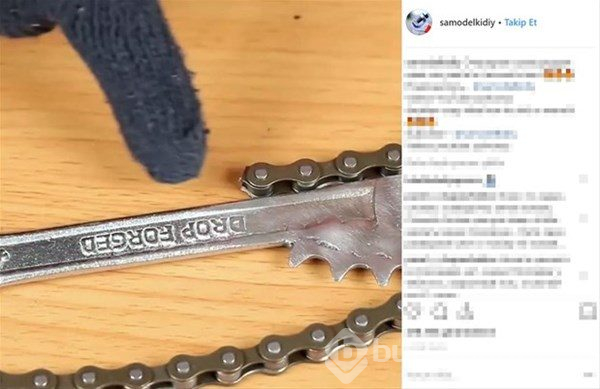 Kırık anahtarla bakın ne yaptı