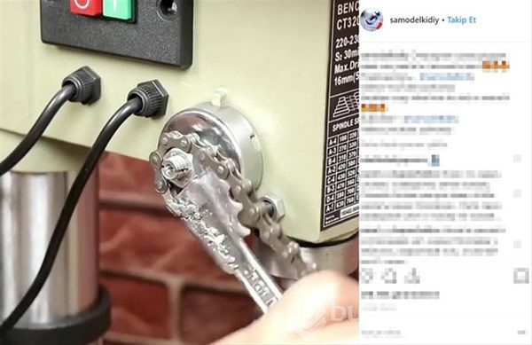 Kırık anahtarla bakın ne yaptı
