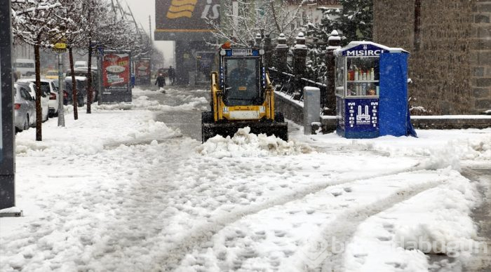 Bahar mevsiminde Doğu'ya kar sürprizi
