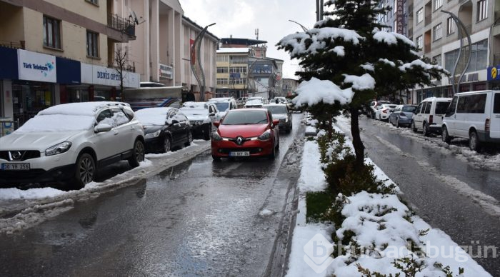 Bahar mevsiminde Doğu'ya kar sürprizi
