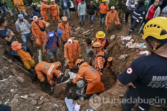 Kolombiya'da toprak kayması felaketi
