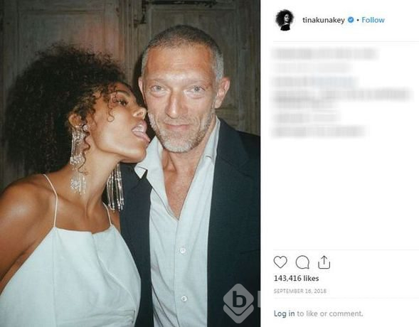  Vincent Cassel ile Tina Kunakey'in kızı oldu 