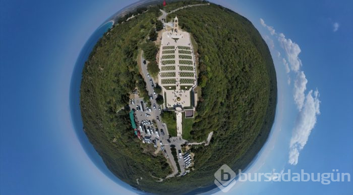 Gelibolu Tarihi Alanı'na "360 derece" kuş bakışı
