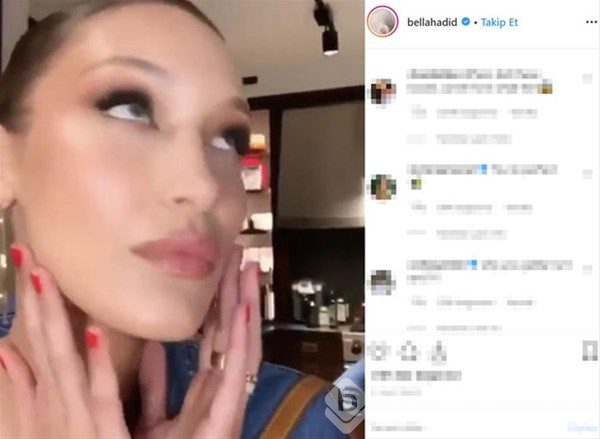 Bella Hadid`e 1 milyon beğeni...
