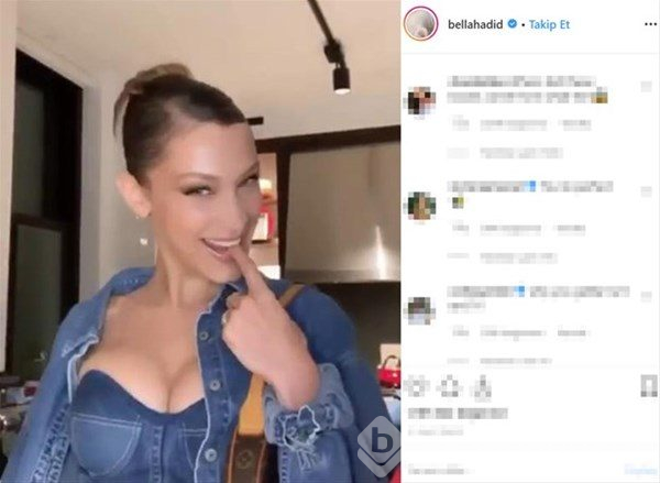 Bella Hadid`e 1 milyon beğeni...
