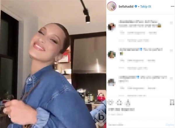 Bella Hadid`e 1 milyon beğeni...
