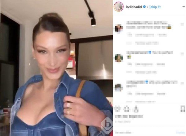Bella Hadid`e 1 milyon beğeni...
