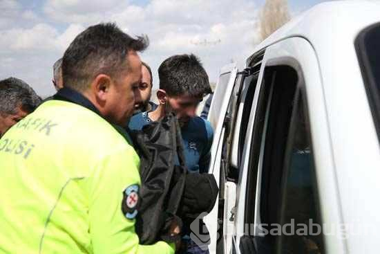 Kayseri'de kan donduran an
