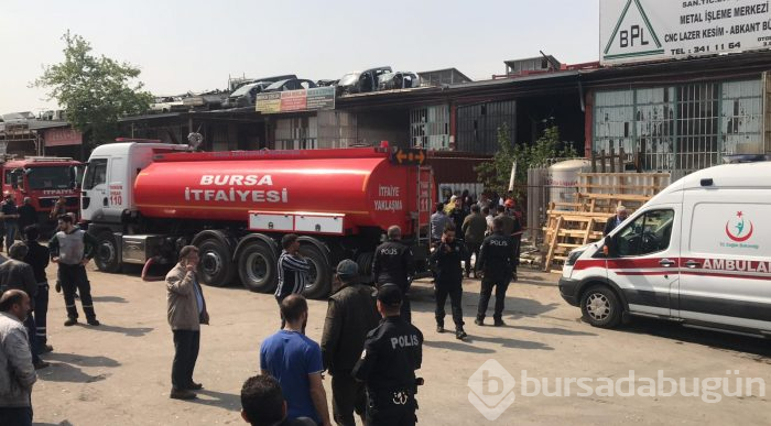 Bursa'da iş yerinde patlama!	