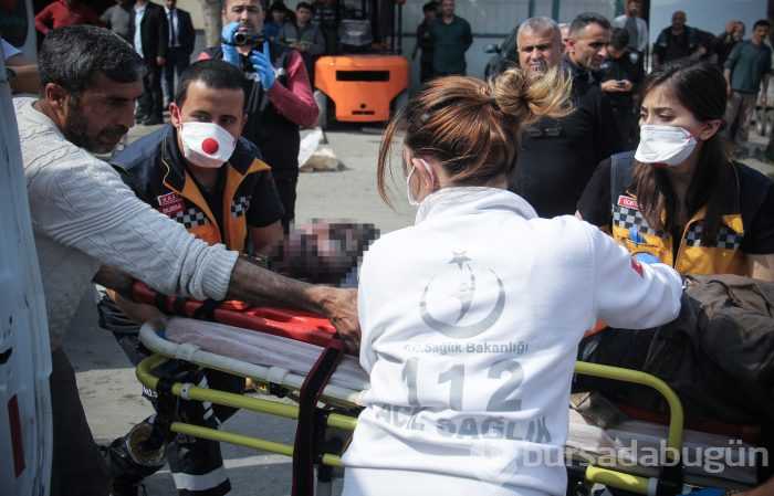 Bursa'da iş yerinde patlama!	