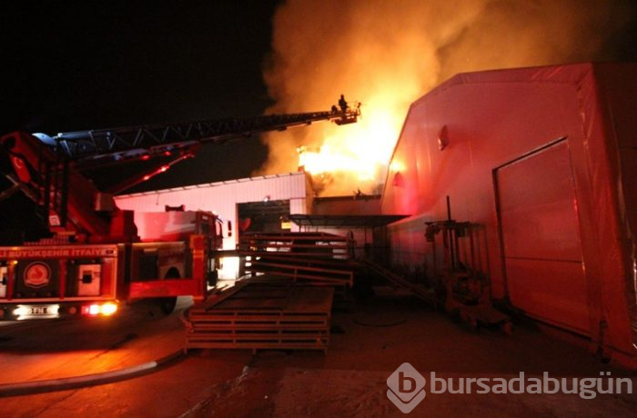  Denizli'de tekstil fabrikasında yangın 