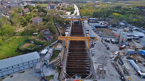  İstanbul Havalimanı metro hattı hızla ilerliyor 
