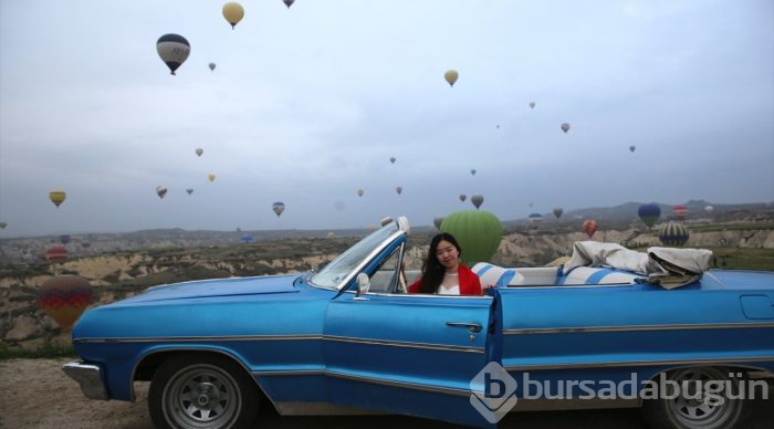 Balonlar, Kapadokya'ya masalsı bir güzellik katıyor
