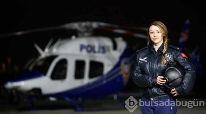 Emniyetin ilk kadın helikopter pilotu olarak tarihe geçti
