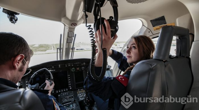 Emniyetin ilk kadın helikopter pilotu olarak tarihe geçti
