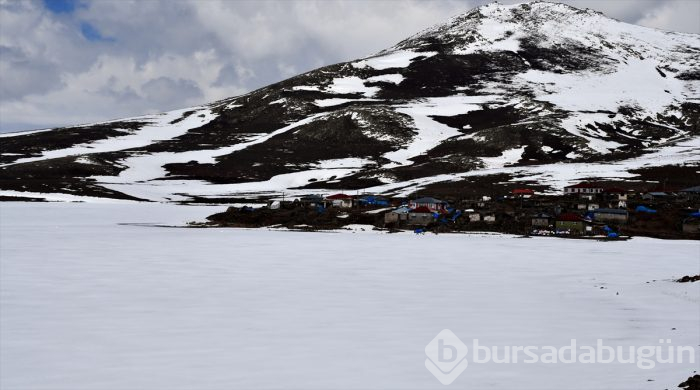 Doğu Anadolu'nun saklı cennetinde "beyaz" güzellik
