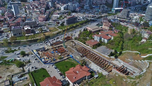  İstanbul Havalimanı metro hattı hızla ilerliyor 