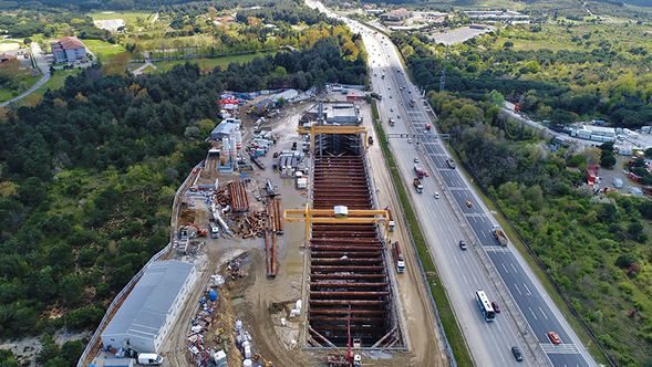  İstanbul Havalimanı metro hattı hızla ilerliyor 