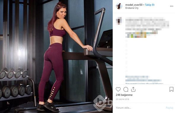 53 yaşındaki anne sosyal medyayı salladı!
